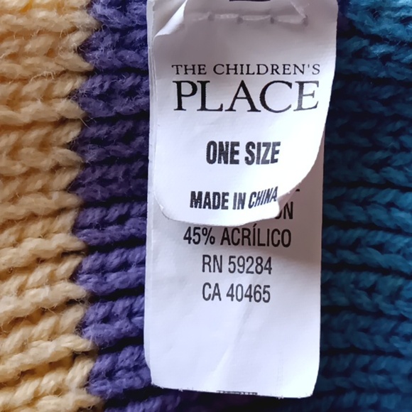 Children's Place Pink Pom-pom Multi scarf - Picture 2 of 5